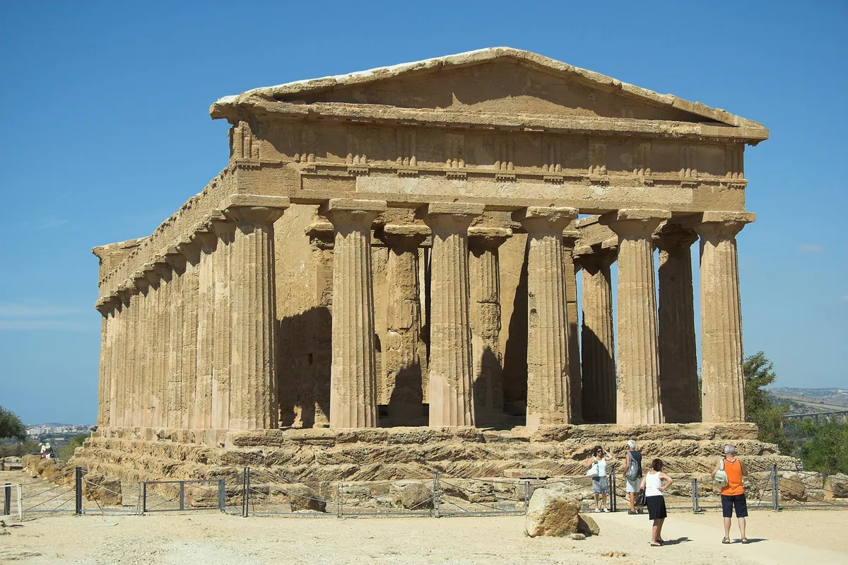 Temple of Concordia at dusk, Valley of the Temples