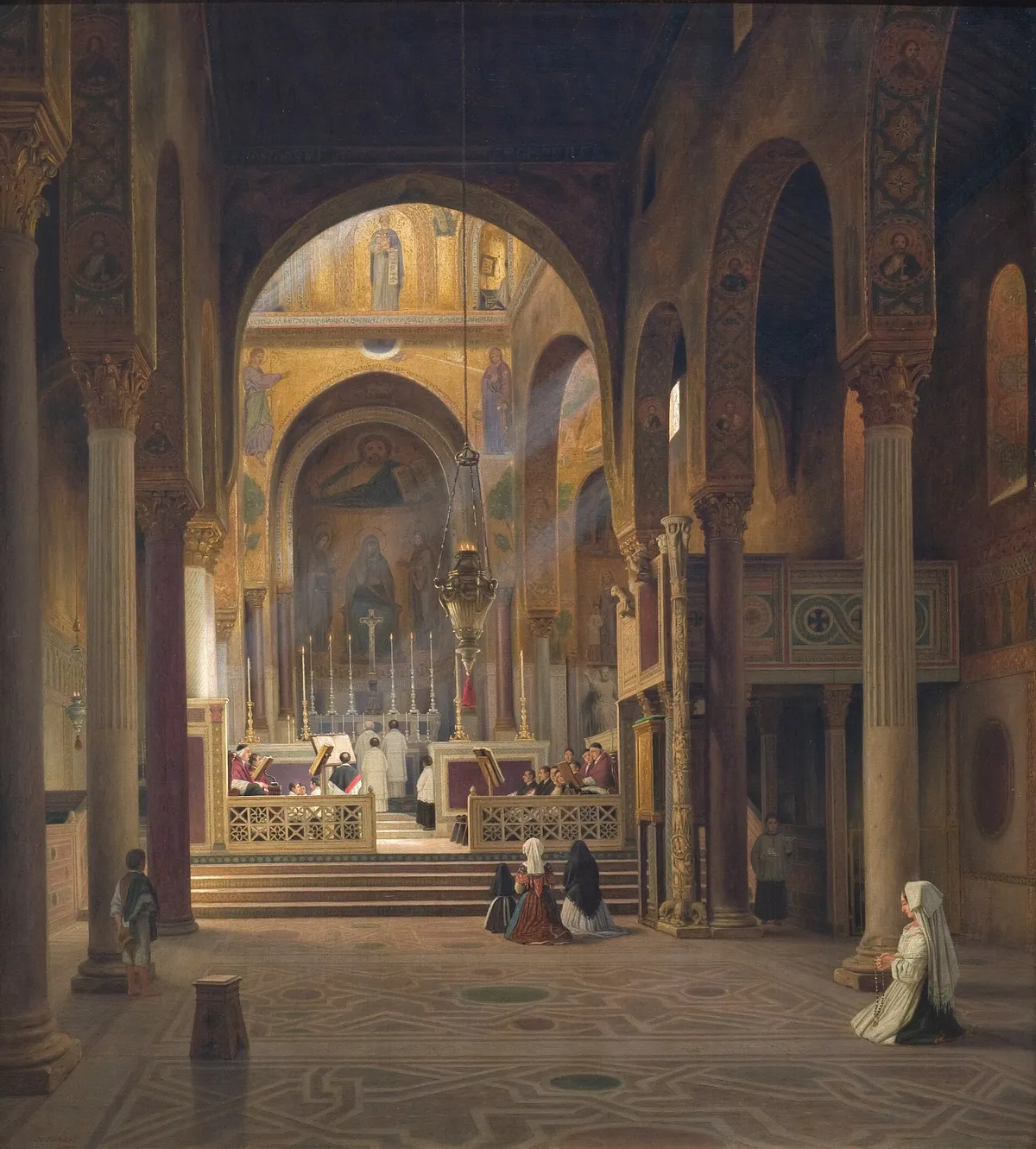 The Cappella Palatina in the Norman palace of Palermo